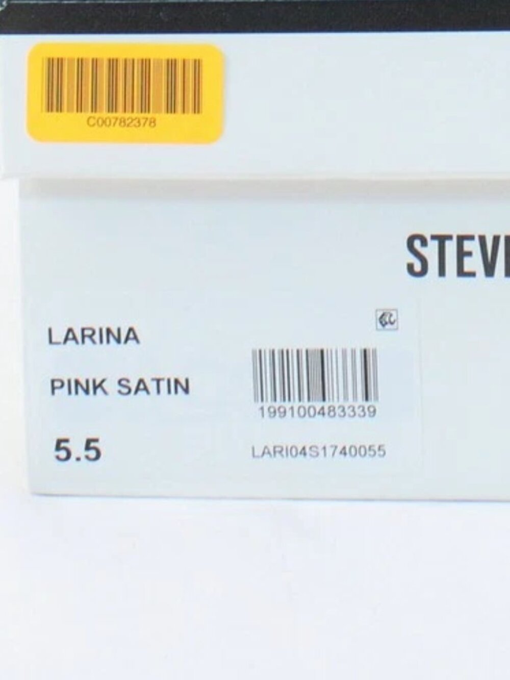 Steve Madden Larina Pink Satin Lace-up Stiletto Pump Bridesmaid Party Prom Night - Picture 4 of 5